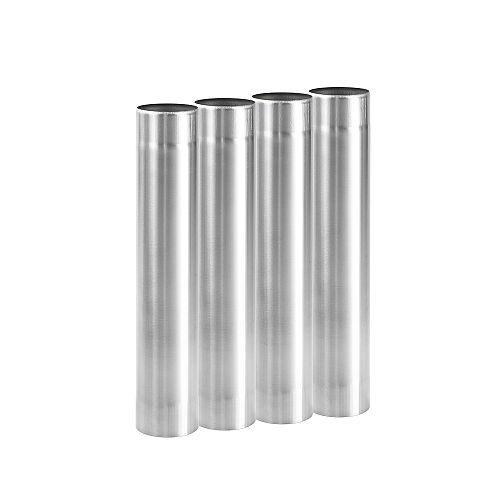 Φ2.76in x 14.17in (Φ7cm x 36cm) Titanium Extension Middle Section Chimney Set | POMOLY New Arrival