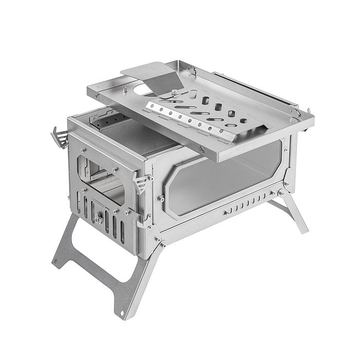 T-Brick Mini 2.0 Wood Burning Stove | Fastfold Titanium Camping 