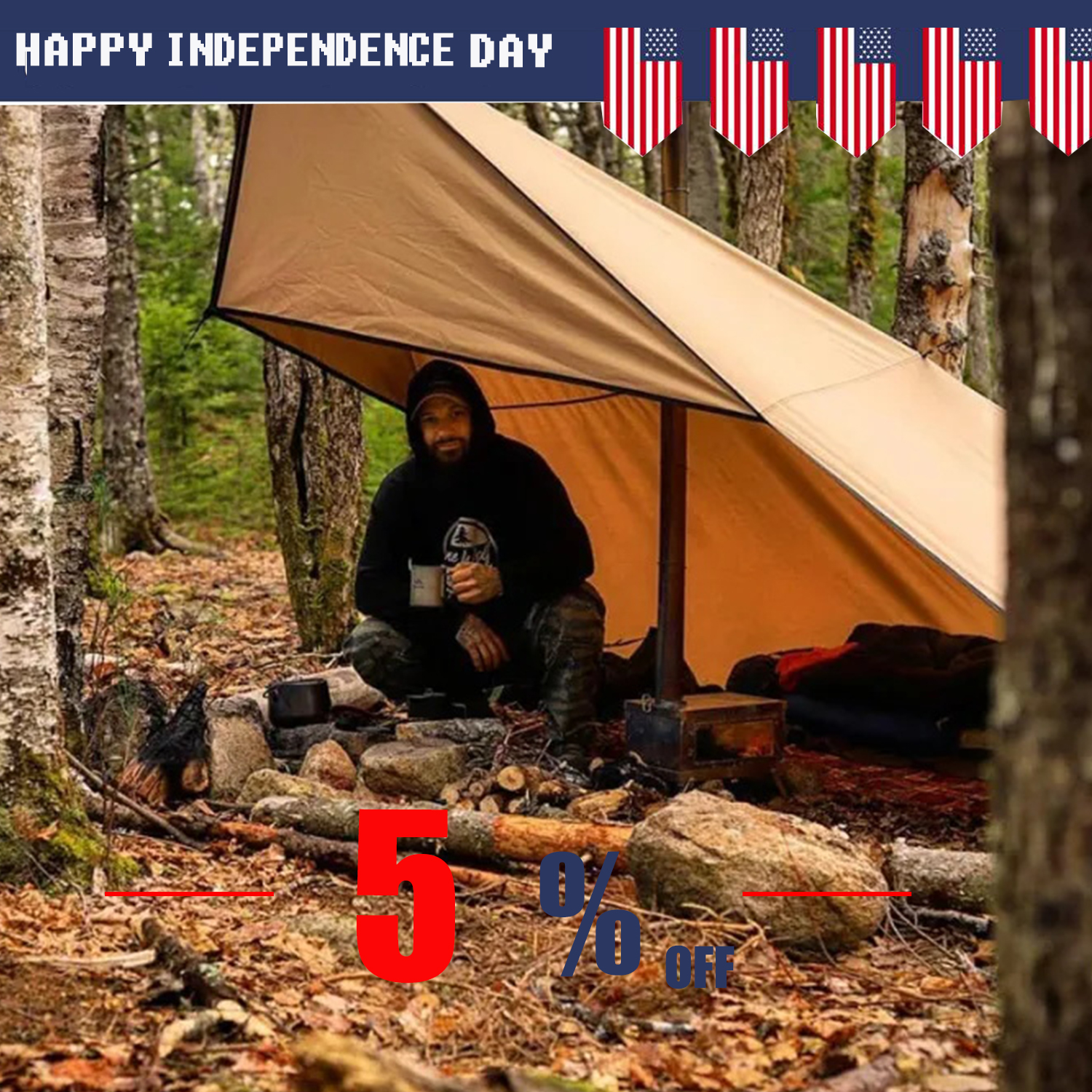 Canvas bushcraft tarp online
