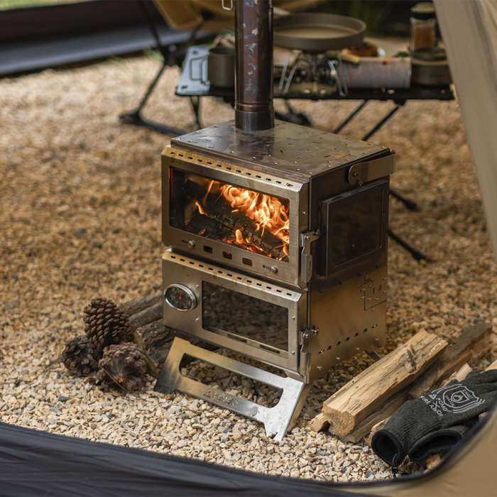 Baker Hot Tent Oven Stove | Portable Oven Tent Wood Stove | POMOLY 2023 New Arrival