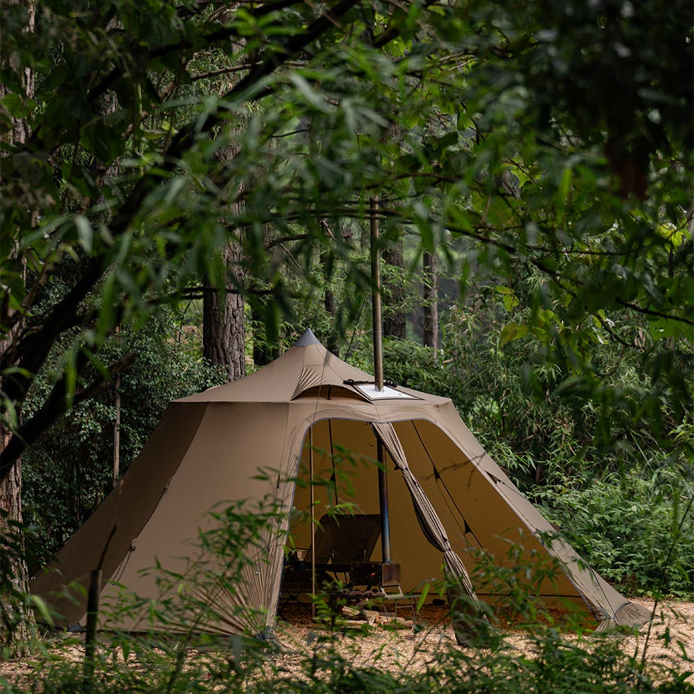 Circle Tent for Camping | POMOLY Circle 6 Hot Tent Bell Tent