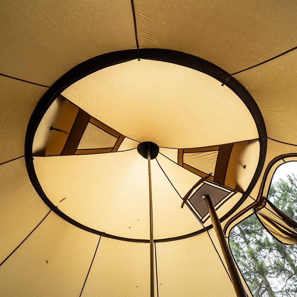 Circle Tent for Camping | POMOLY Circle 6 Hot Tent Bell Tent Circle Tent for Camping | POMOLY Circle 6 Hot Tent Bell Tent
