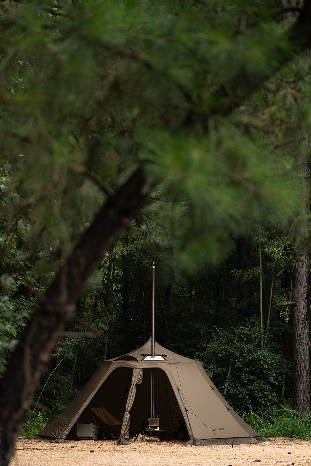 Circle Tent for Camping | POMOLY Circle 6 Hot Tent Bell Tent Circle Tent for Camping | POMOLY Circle 6 Hot Tent Bell Tent
