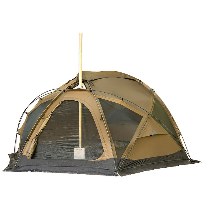 POMOLY Dome X4 Pro | Freestanding Tent Large Round Hot Tent for 2-4 Person
