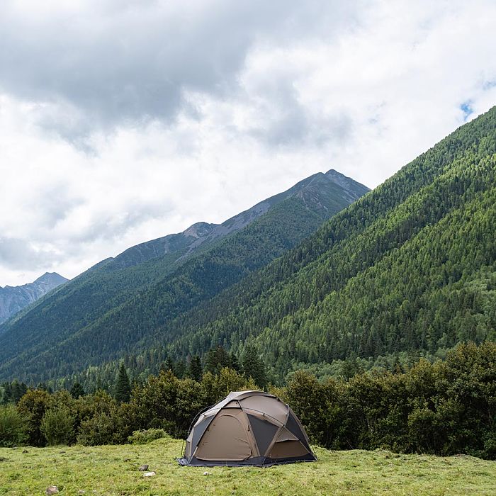 POMOLY Dome X4 Pro | Freestanding Tent Large Round Hot Tent for 2-4 Person