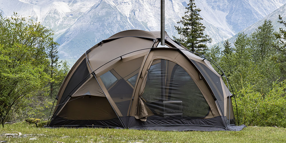 Dome X4 Pro Wood Stove Tent | Camping Hot Tent | POMOLY New