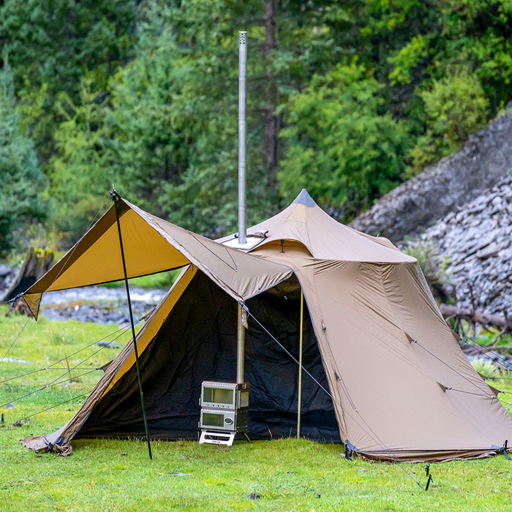 Circle 6 Wood Stove Tent, Camping Hot Tent