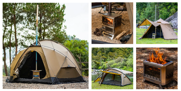 pomoly hot tent and wood stove