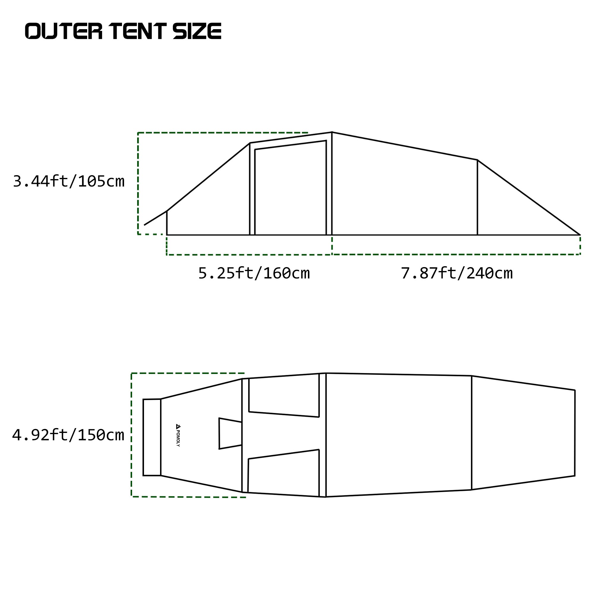 POMOLY Locomotive 20 Chimney Tent | POMOLY New Arrival 2023 POMOLY Locomotive 20 Chimney Tent | POMOLY New Arrival 2023
