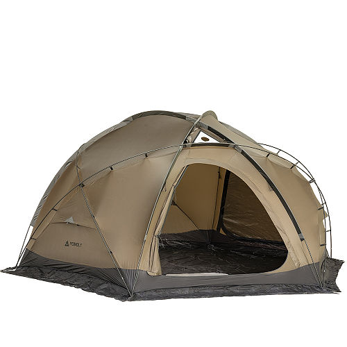 POMOLY Dome X6 | Round Tent Large Freestanding Tent 4-6 Person Family Hot Tent Camping