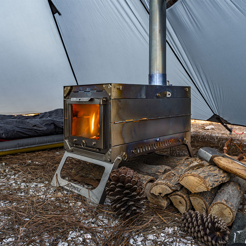 Folding hotsell wood stove