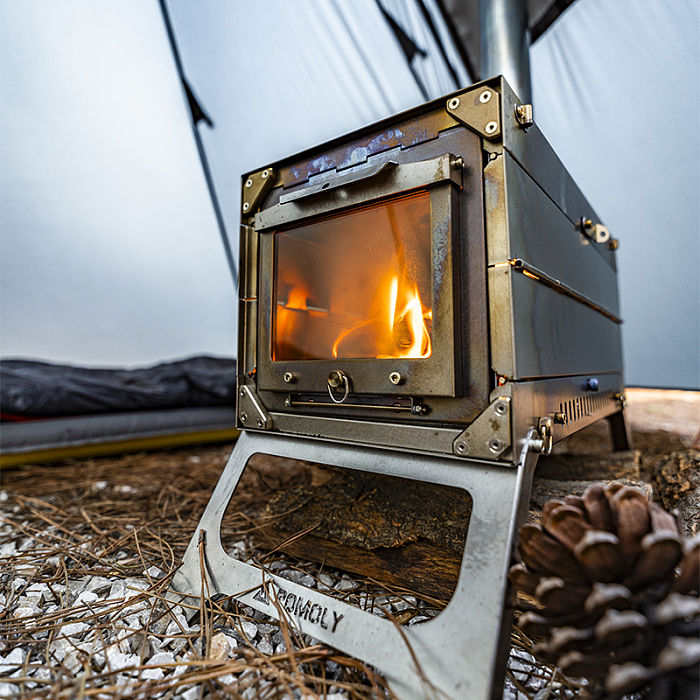 【Pre Order】POMOLY Fold X | Titanium Wood Stove | Fastfold Tent Stove | POMOLY New Arrival 2024