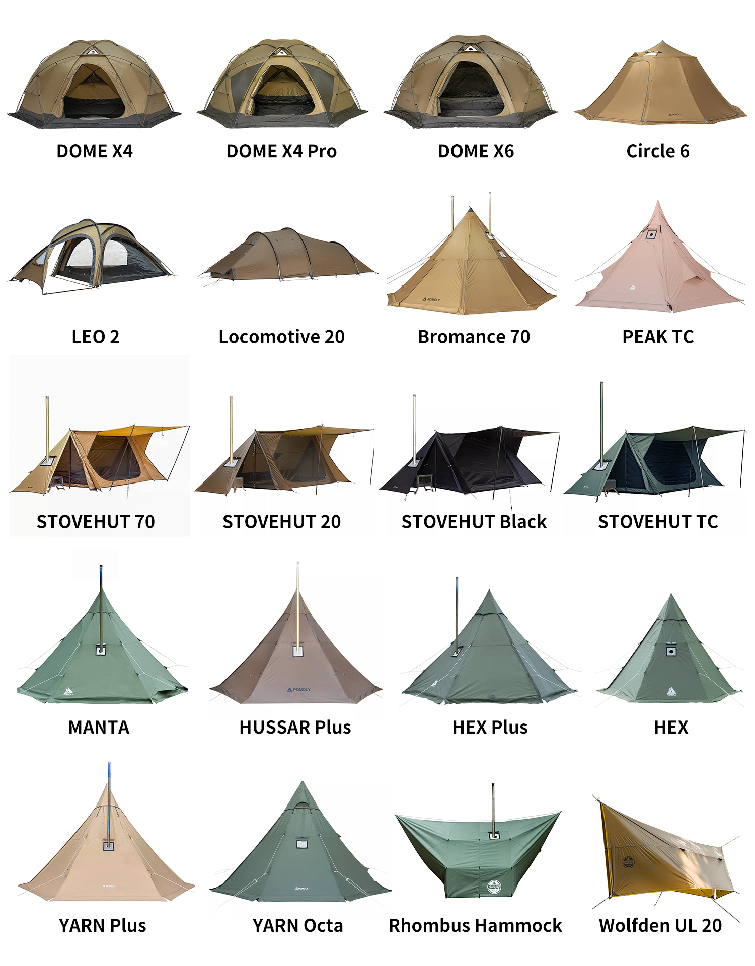 POMOLY Hot Tent