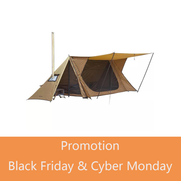 STOVEHUT 70 3.0 Shelter Hot Tent | Camping Baker Style Shelter Tent With  Stove Jack - Pomoly