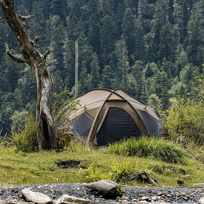 【Pre Order】POMOLY Dome X6 Pro | Camping Round Tent 4-6 Person Large Family Freestanding Hot Tent
