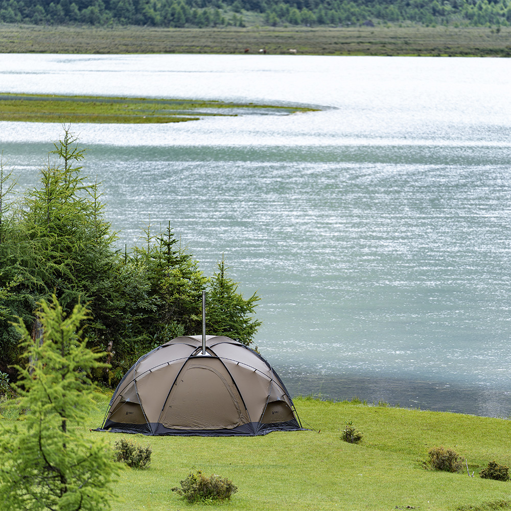 Heated tent for clearance sale