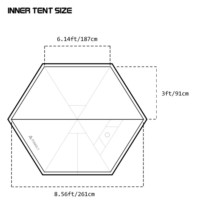 HUSSAR 20 | Solo Tipi Hot Tent | POMOLY New Arrival 2024