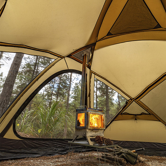 Dweller Max Ti 3 | Titanium Wood Stove | POMOLY New Arrival 2024