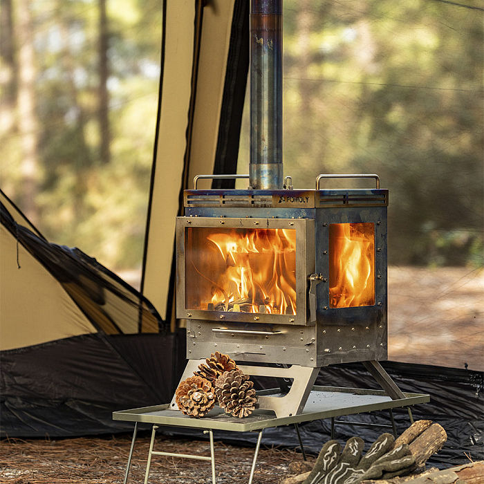 Dweller Max Ti 3 | Titanium Wood Stove | POMOLY New Arrival 2024