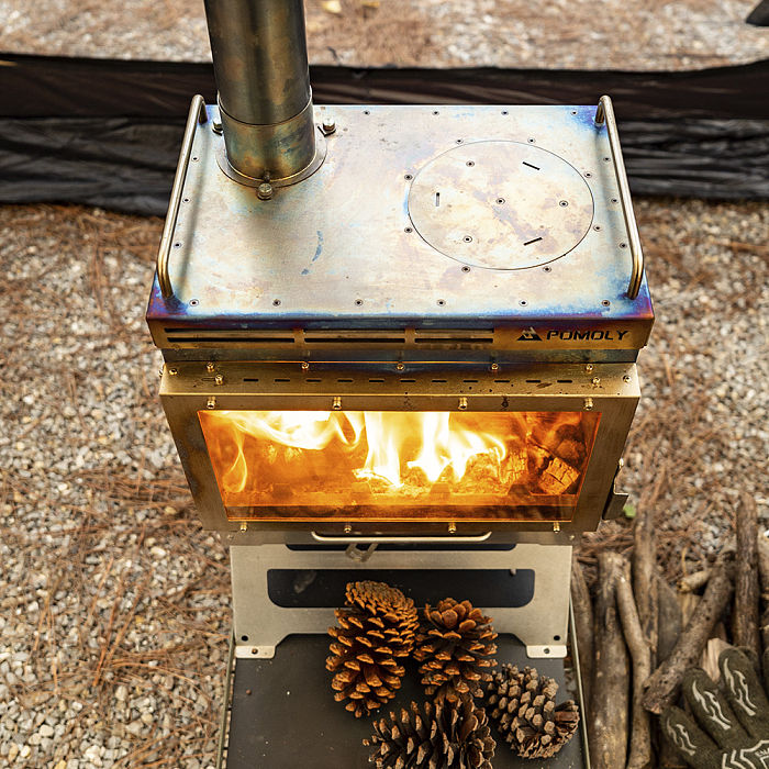Dweller Max Ti 3 | Titanium Wood Stove | POMOLY New Arrival 2024