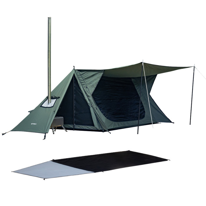 STOVEHUT TC Shelter Chimney Tent  Camping Baker Style Shelter Tent With  Stove Jack - Pomoly