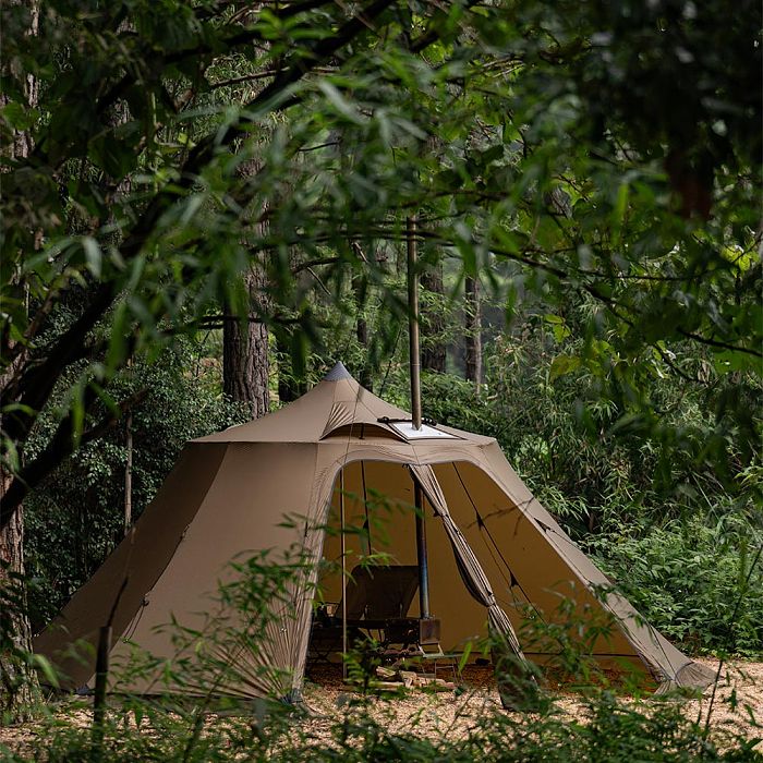 【MC】 Circle 6 | Outdoor Hot Tent | Bell-Shaped Camping Hot Tent POMOLY New Arrival 2023
