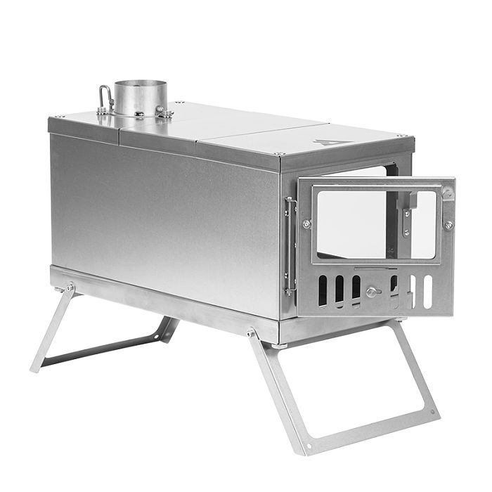 【MC】TIMBER Stove | Titanium Wood Stove for Hot Tent and Camping | POMOLY Version