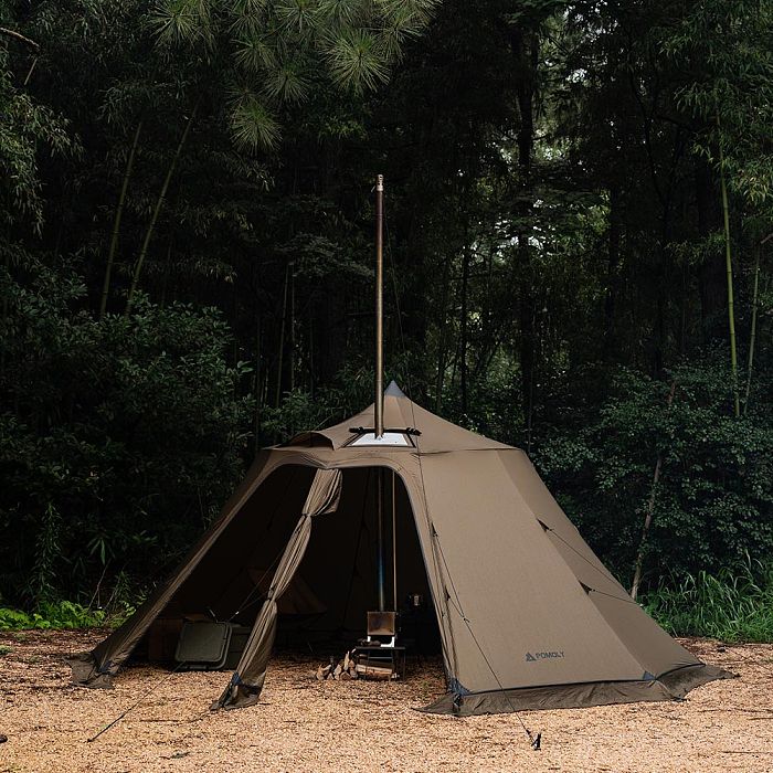 【MC】 Circle 6 | Outdoor Hot Tent | Bell-Shaped Camping Hot Tent POMOLY New Arrival 2023