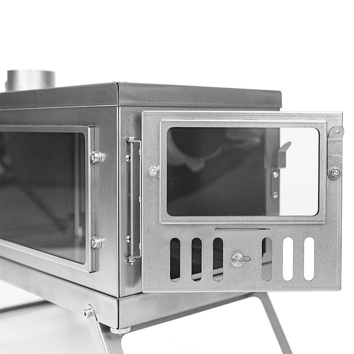 【MC】TIMBER Stove | Titanium Wood Stove for Hot Tent and Camping | POMOLY Version