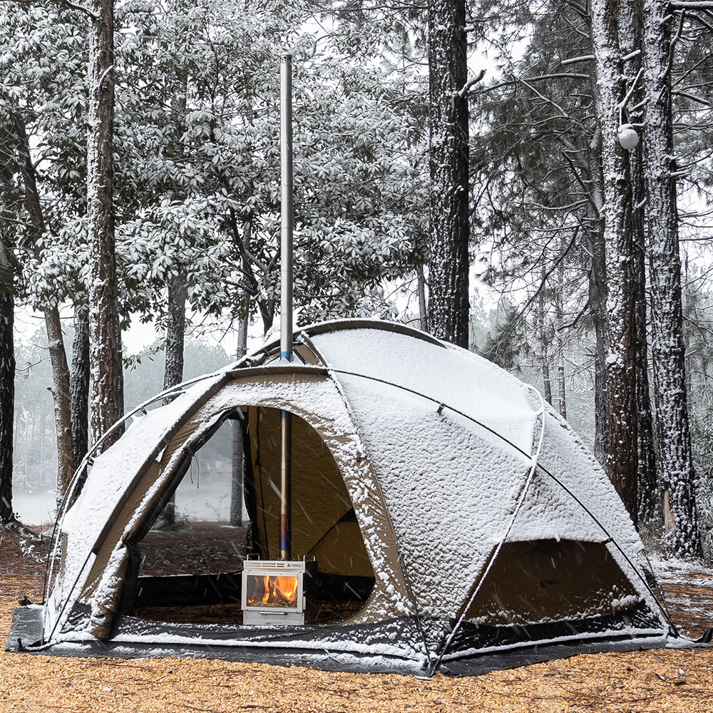Dome X4 Wood Stove Tent | Camping Hot Tent | POMOLY New