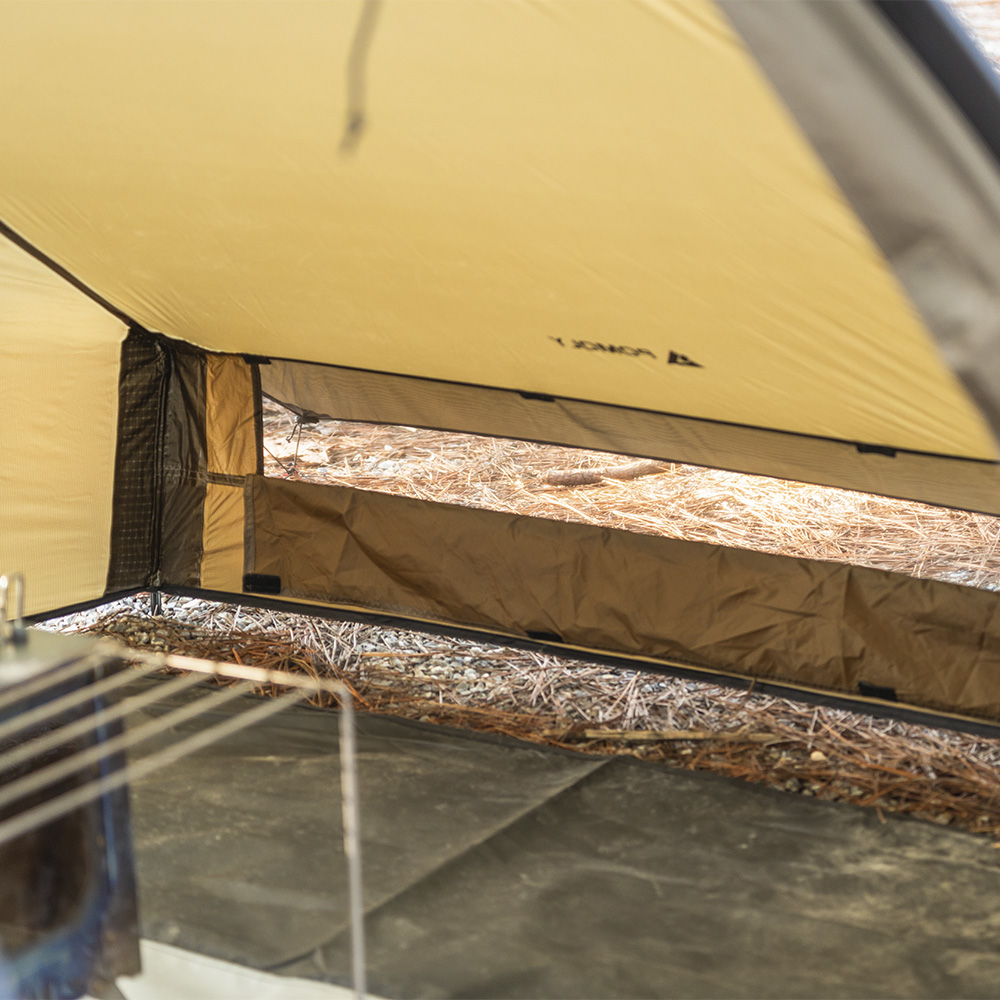 Camping Tunnel Tent With Stove | POMOLY Locomotive 3 Hot