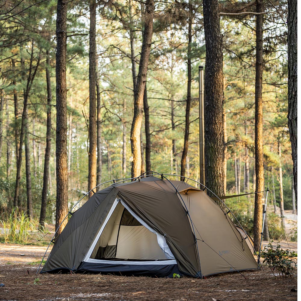 Best Solo Hot Tent | POMOLY Dune Series Dome Hot Tent