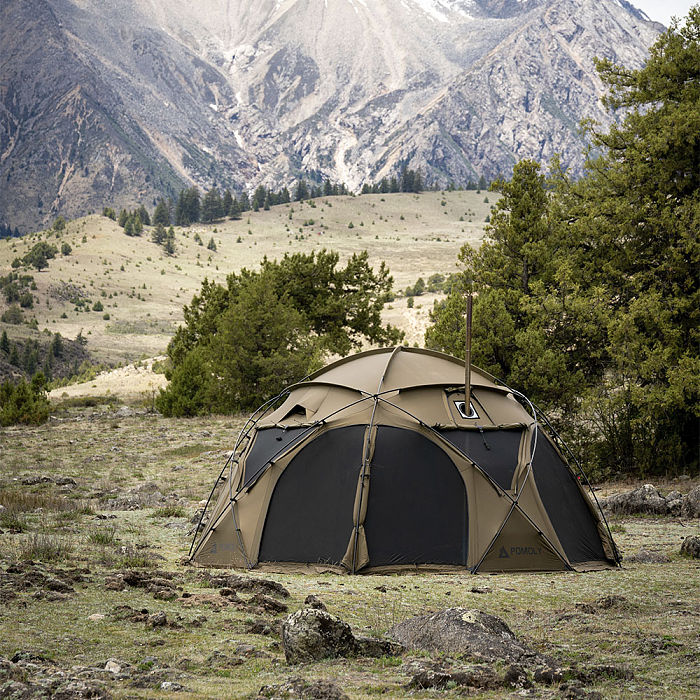 POMOLY Sphere X8 | Freestanding Dome Camping Hot Tent 8P | POMOLY New Arrival 2025