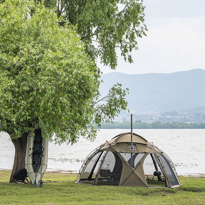 POMOLY Sphere X8 | Freestanding Dome Camping Hot Tent 8P | POMOLY New Arrival 2025
