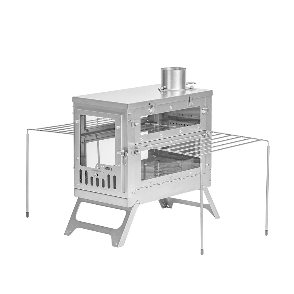 X-Ti Max 5 | Double-Fold Titanium Wood Stove | POMOLY New X-Ti Max 5 | Double-Fold Titanium Wood Stove | POMOLY New