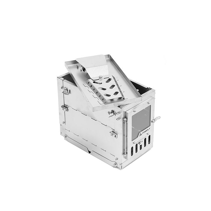 X-Ti Mini | Double Folding Titanium Wood Stove | POMOLY New Arrival 2025