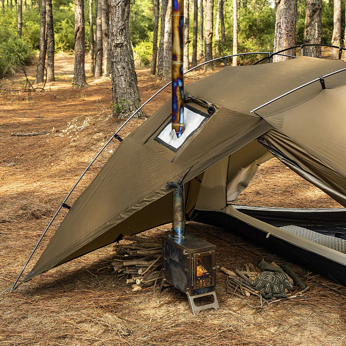 X-Ti Mini | Double Folding Titanium Wood Stove | POMOLY New Arrival 2025