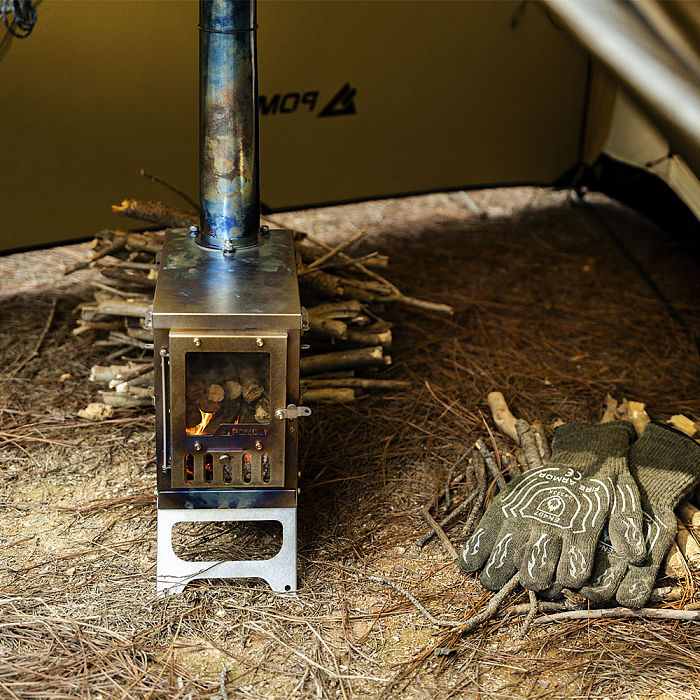 X-Ti Mini | Double Folding Titanium Wood Stove | POMOLY New Arrival 2025