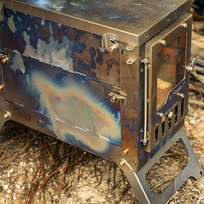 X-Ti Mini | Double Folding Titanium Wood Stove | POMOLY New Arrival 2025