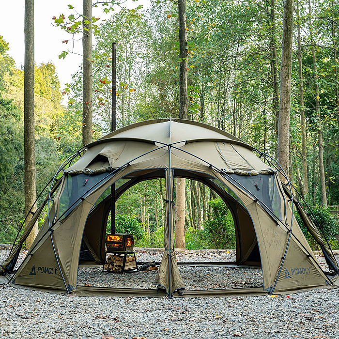 POMOLY Sphere X8 | Freestanding Dome Camping Hot Tent 8P | POMOLY New Arrival 2025