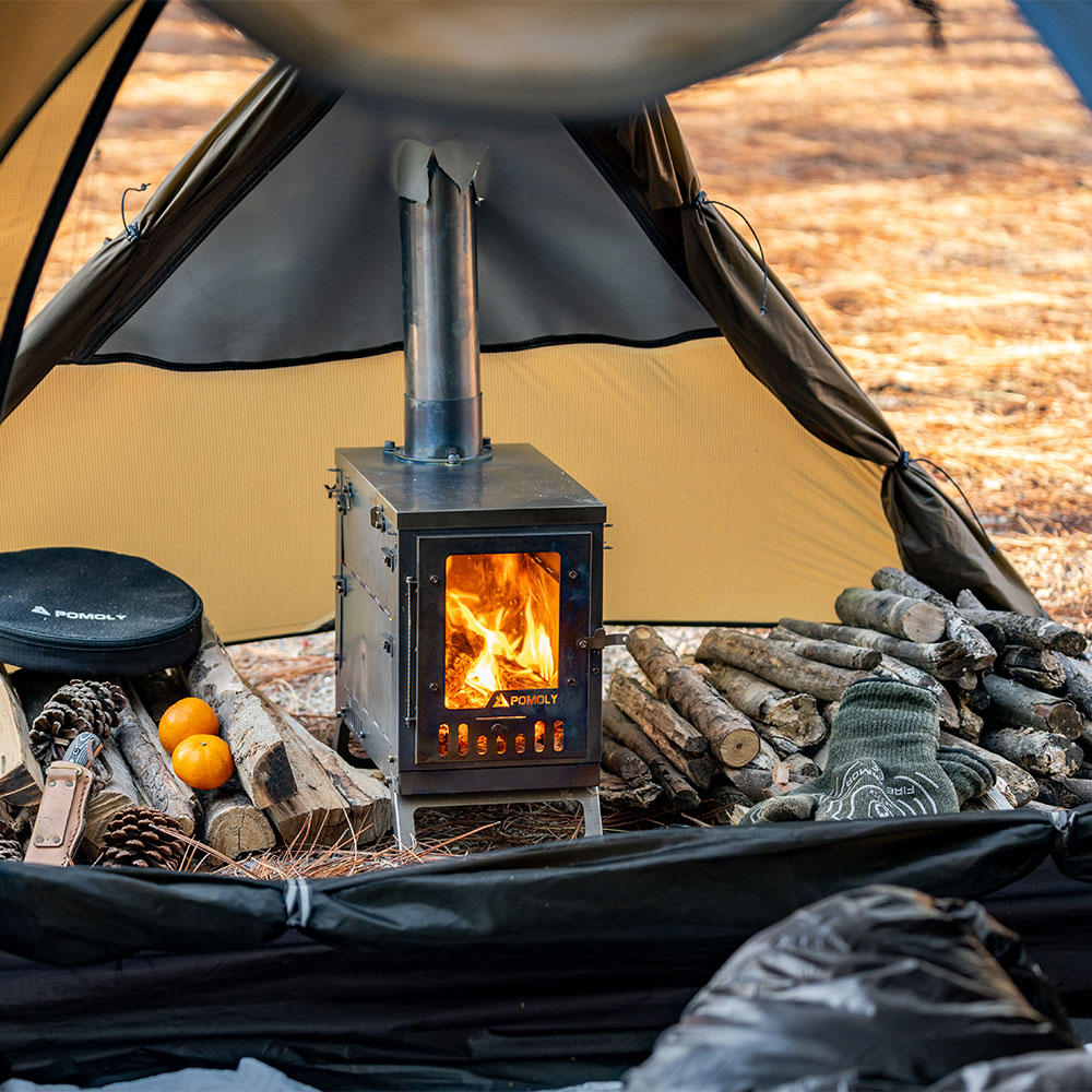 Best Wood Stove Tent | POMOLY LEO 2 Camping Stove Tent for