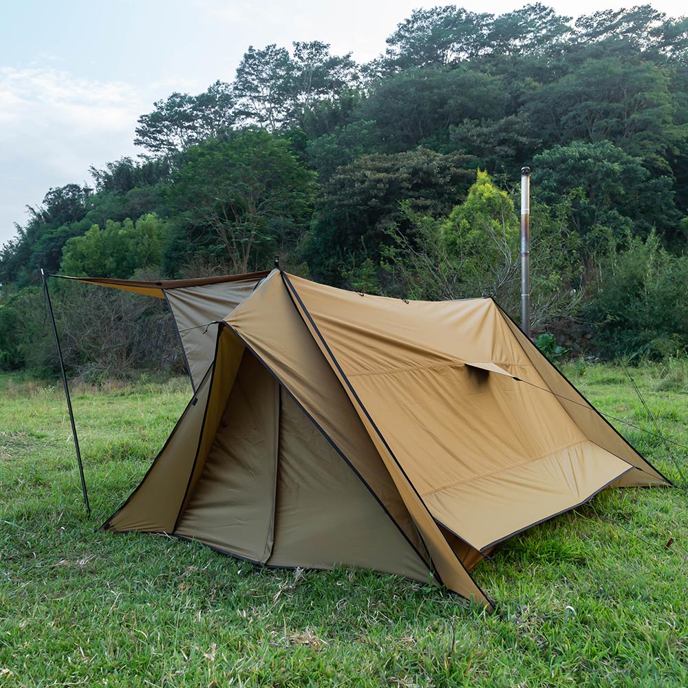 POMOLY  STOVEHUT 70 サンセットイエロー STOVEHUT 70 3.0 Shelter Hot Tent | Camping Baker Style