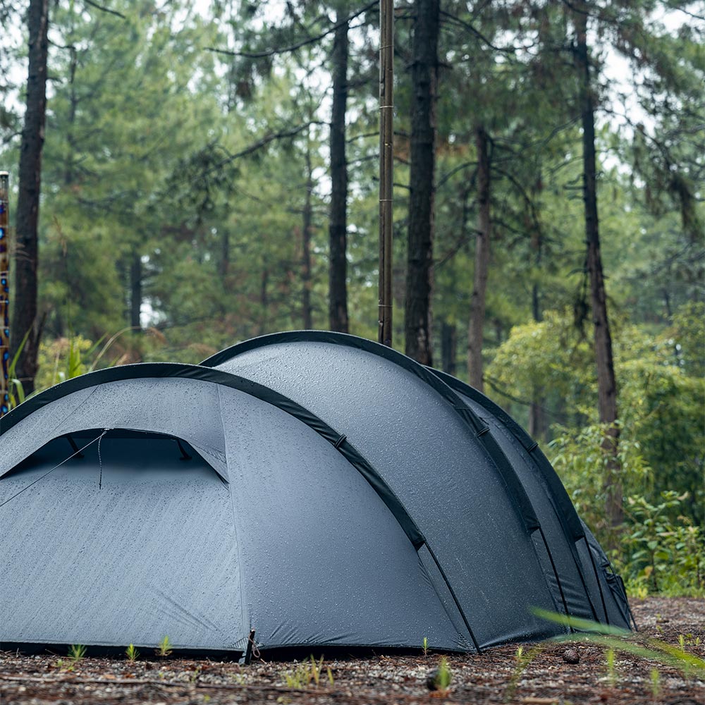 POMOLY Openvista 3 Tunnel Tent for Camping Best Hot Tent for