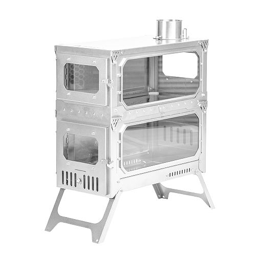 T-Brick Ultra 2.0 | Extended Version | Titanium Stove for Multiplayer Hot Tent Camping | POMOLY New Arrival 2025