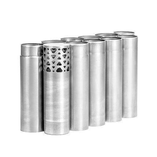 Φ3.27in - 3.5in (Φ83mm - 89mm) Titanium Nested Pipe Set | Detachable Variable Diameter Chimney | POMOLY New Arrival 2025