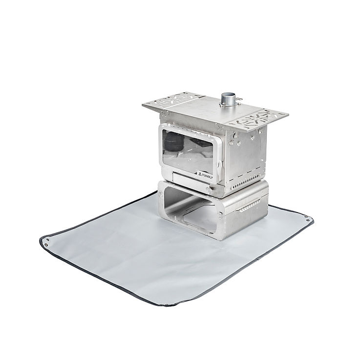 POMOLY Stove Ember Mat | Fire Pit Mat | Tent Footprint Protector | 36.2in  x 28.7in  (92 cm x 73 cm)