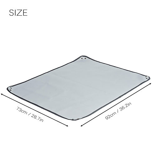 POMOLY Stove Ember Mat | Fire Pit Mat | Tent Footprint Protector | 36.2in  x 28.7in  (92 cm x 73 cm)