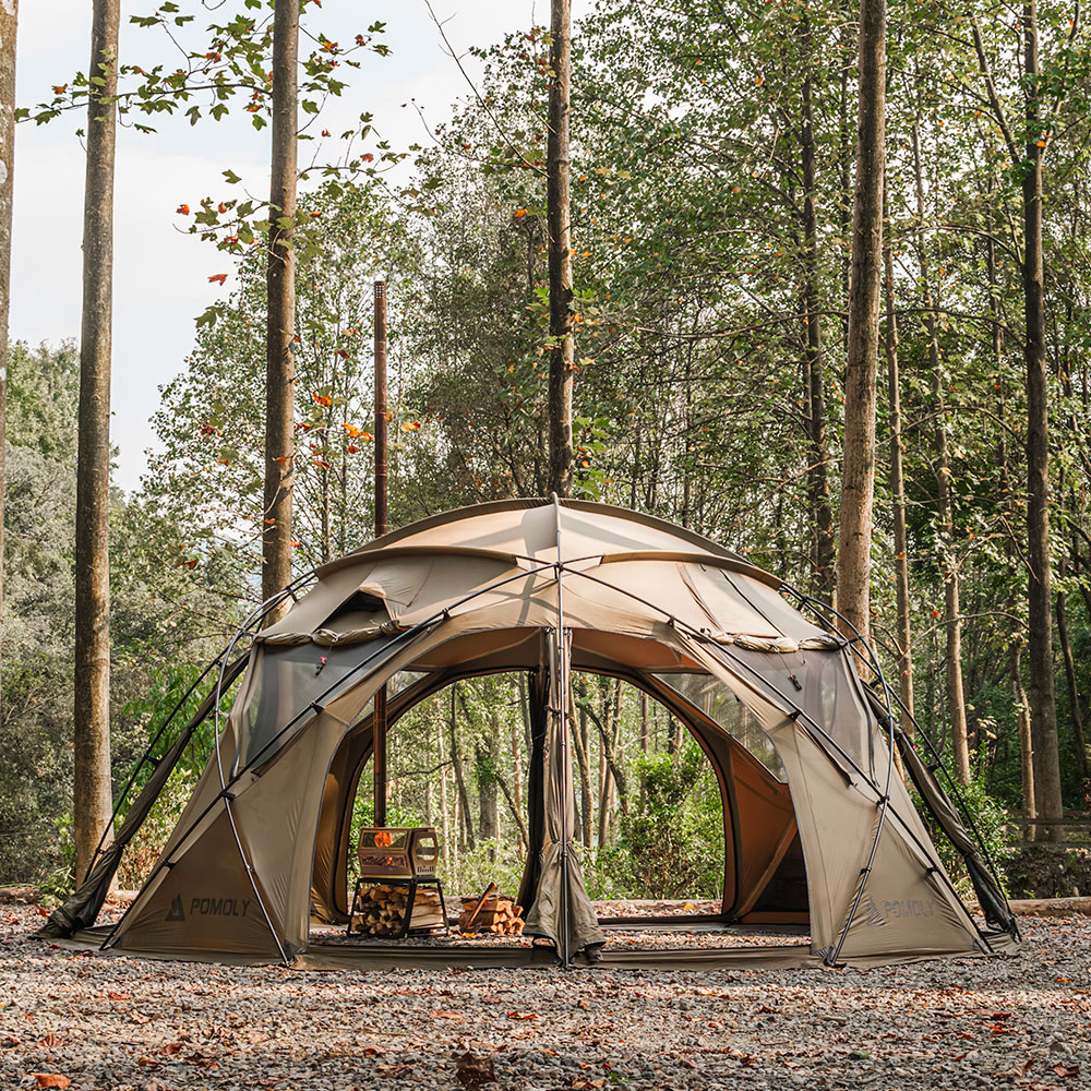 Hot Tent Stove | POMOLY Hive Portable Tent Wood Stove | Wood