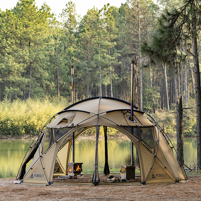 Sphere X8 Lite | Freestanding Dome Camping Hot Tent 8P | POMOLY New Arrival 2025