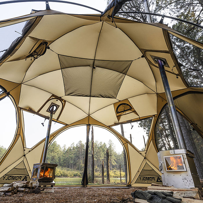 Sphere X8 Lite | Freestanding Dome Camping Hot Tent 8P | POMOLY New Arrival 2025
